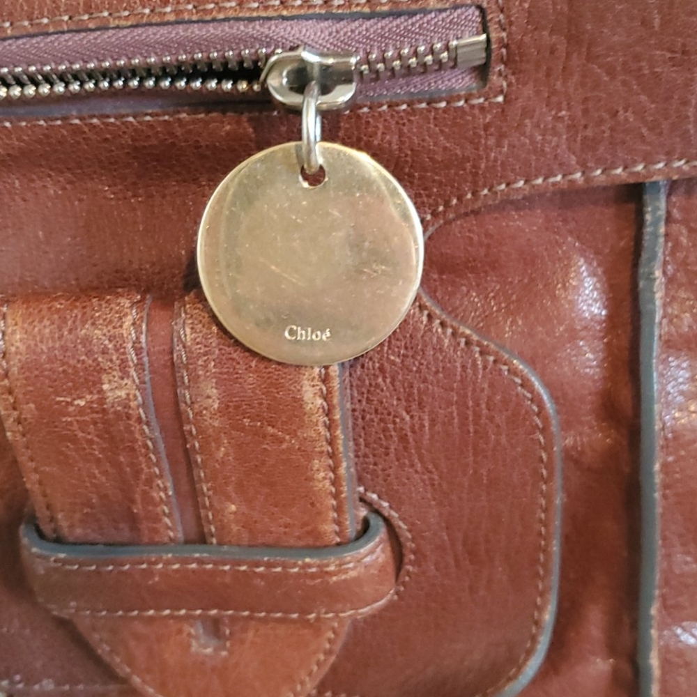 Chloe brown shoulder bag - Picture 2 of 15